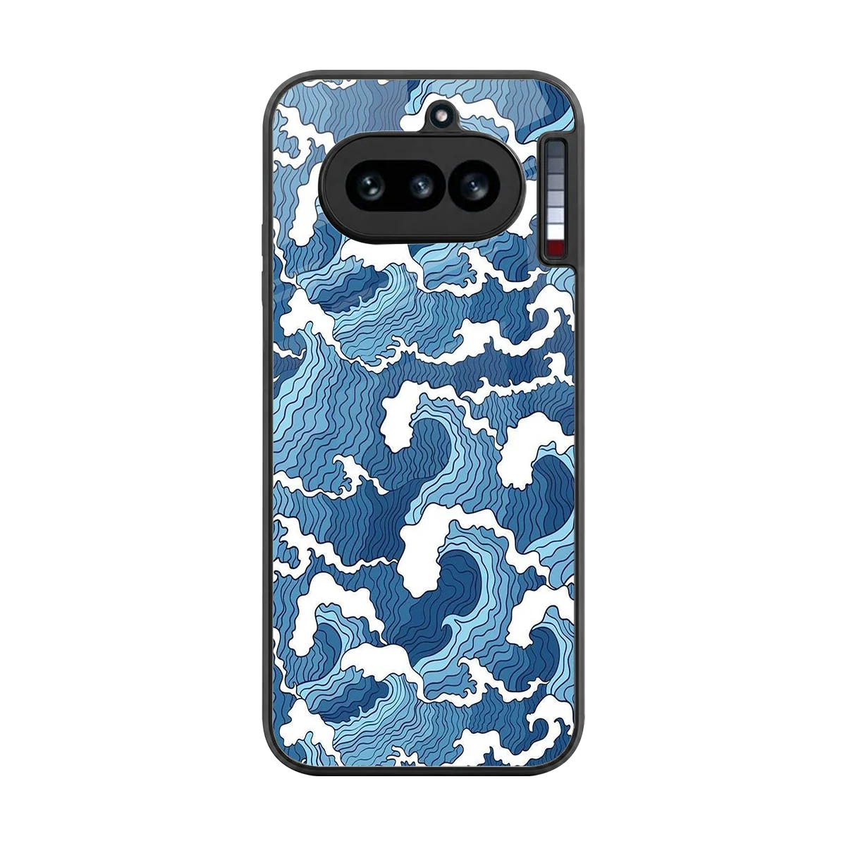 Waves Art back phone cover | glass case for nothing phone 4a