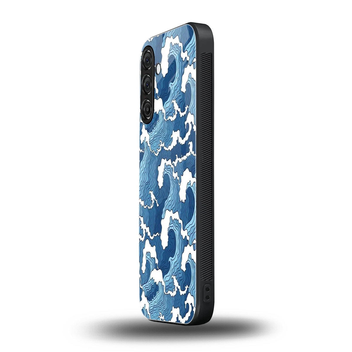 Waves Art samsung galaxy a37 5g mobile cover | shockproof glass phone case