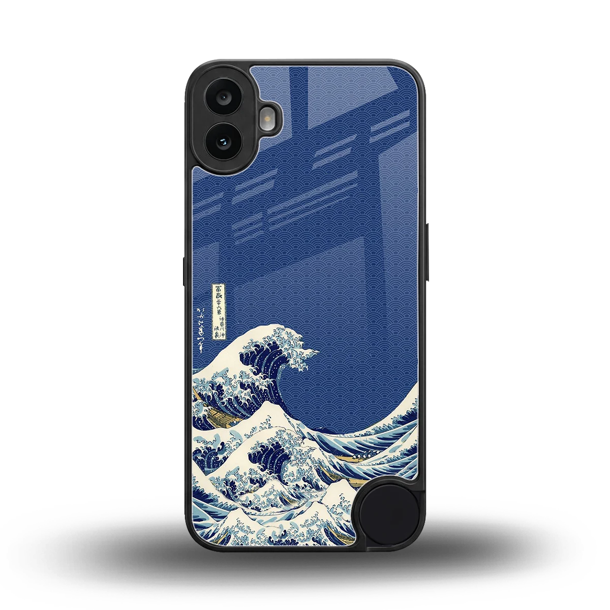 Waves back phone cover | glass case for cmf nothing phone 1