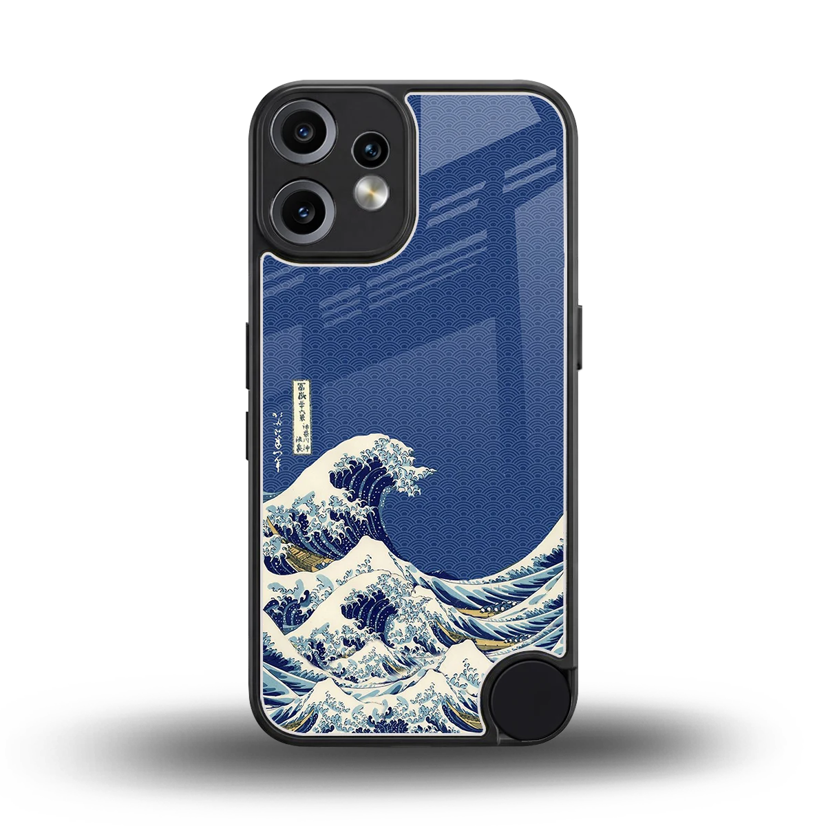 Waves back phone cover | glass case for cmf nothing phone 2 pro