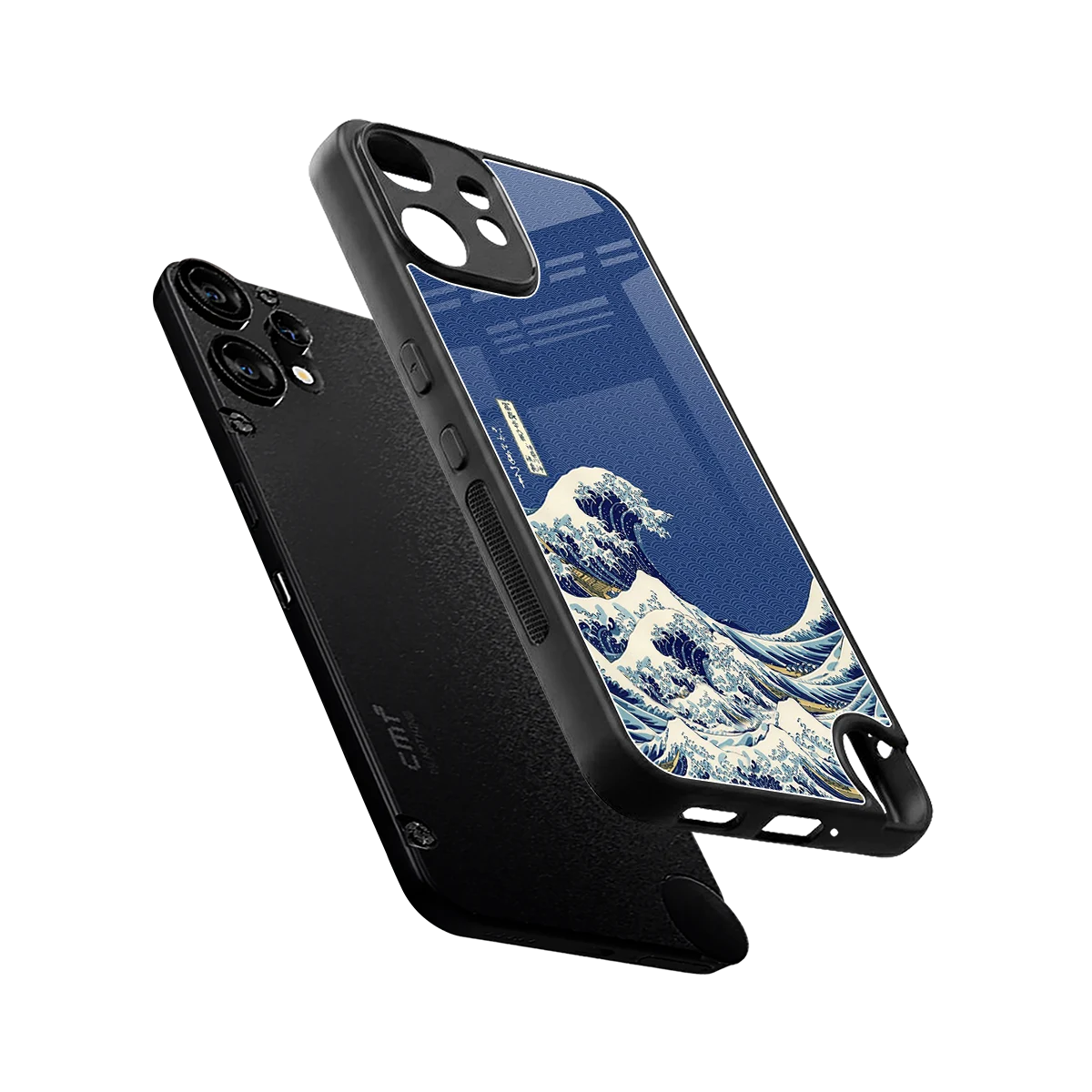 Waves sleek cmf nothing phone 2 pro cover with tempered glass back and TPU edges