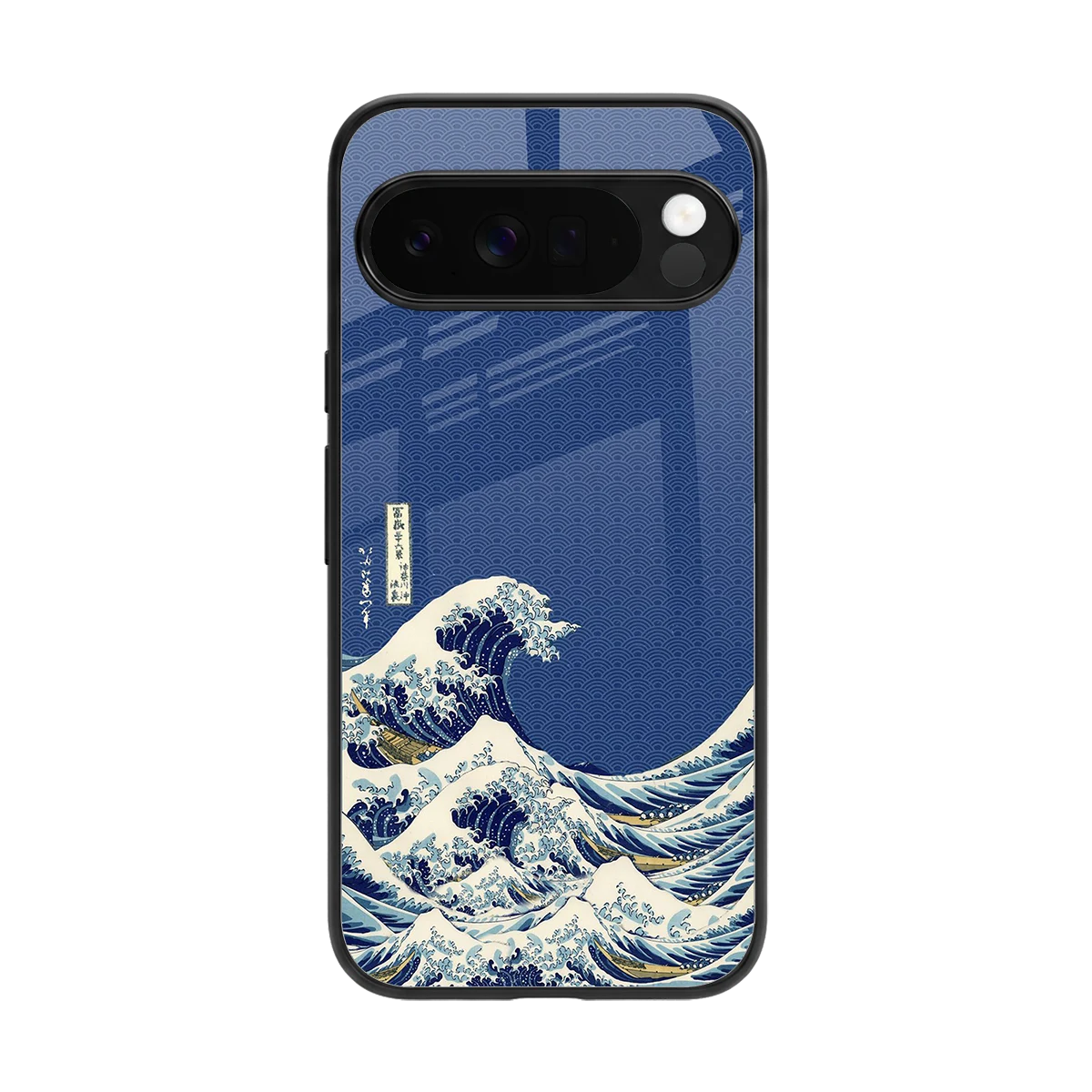 Waves back phone cover | glass case for google pixel 10 pro xl