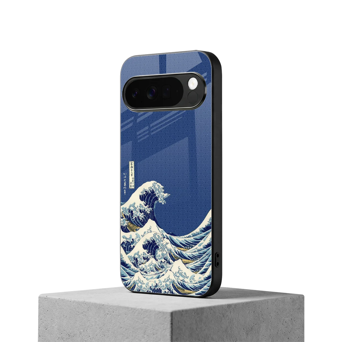 Waves google pixel 10 pro xl mobile cover | shockproof glass phone case
