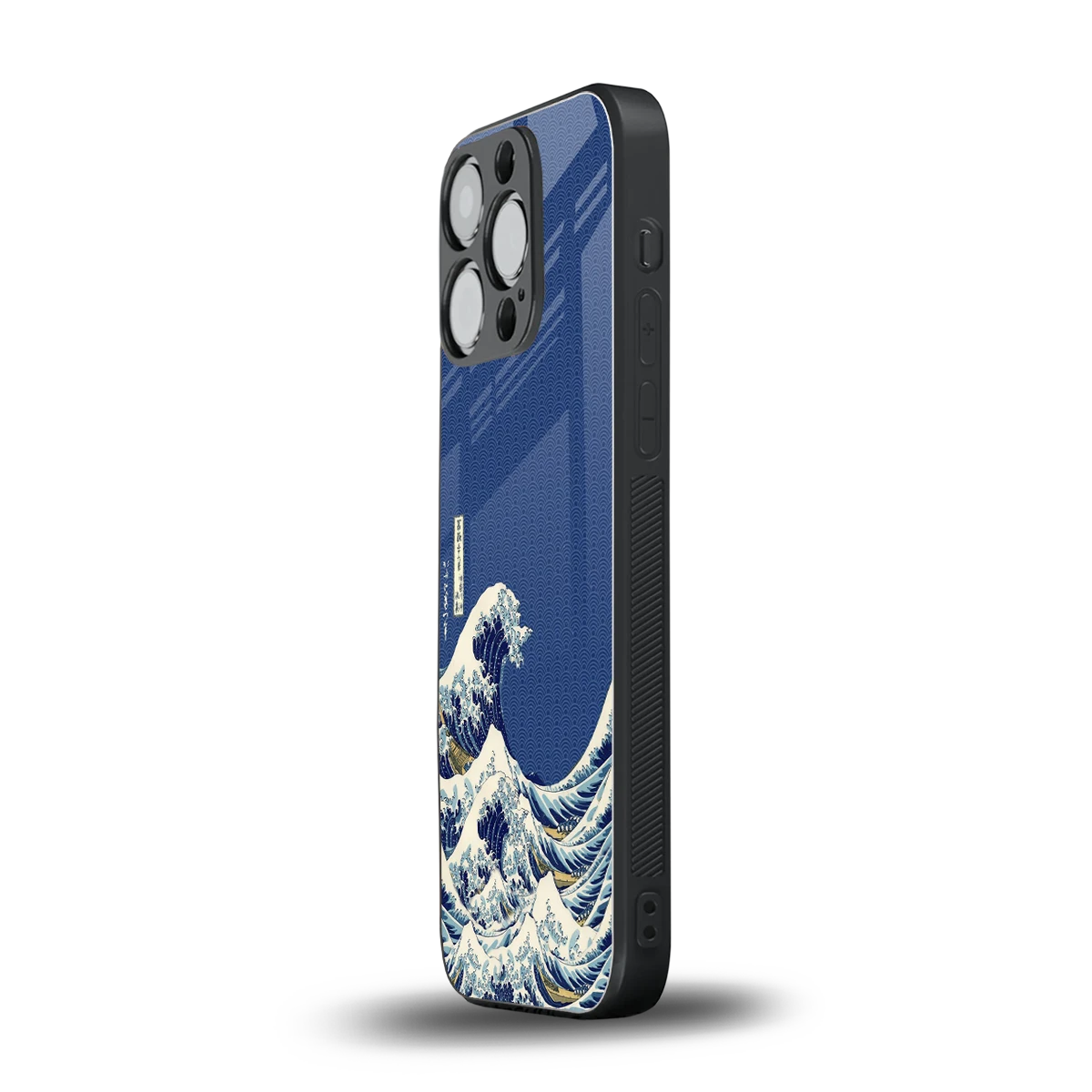 Waves iphone 16 pro mobile cover | shockproof glass phone case
