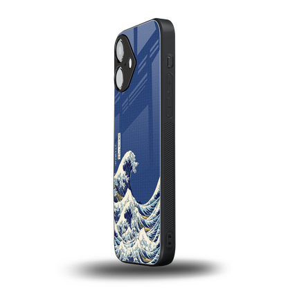 Waves Phone Case for Iphone 16 | Glass Case