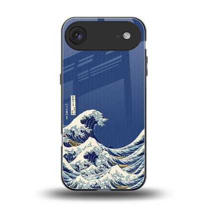Waves back phone cover | glass case for iphone air