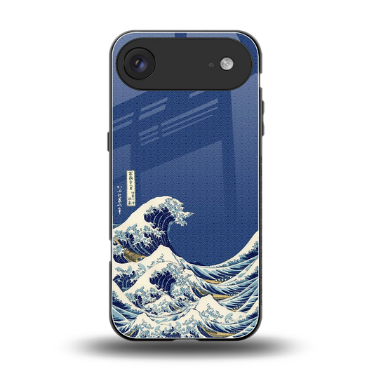 Waves back phone cover | glass case for iphone air