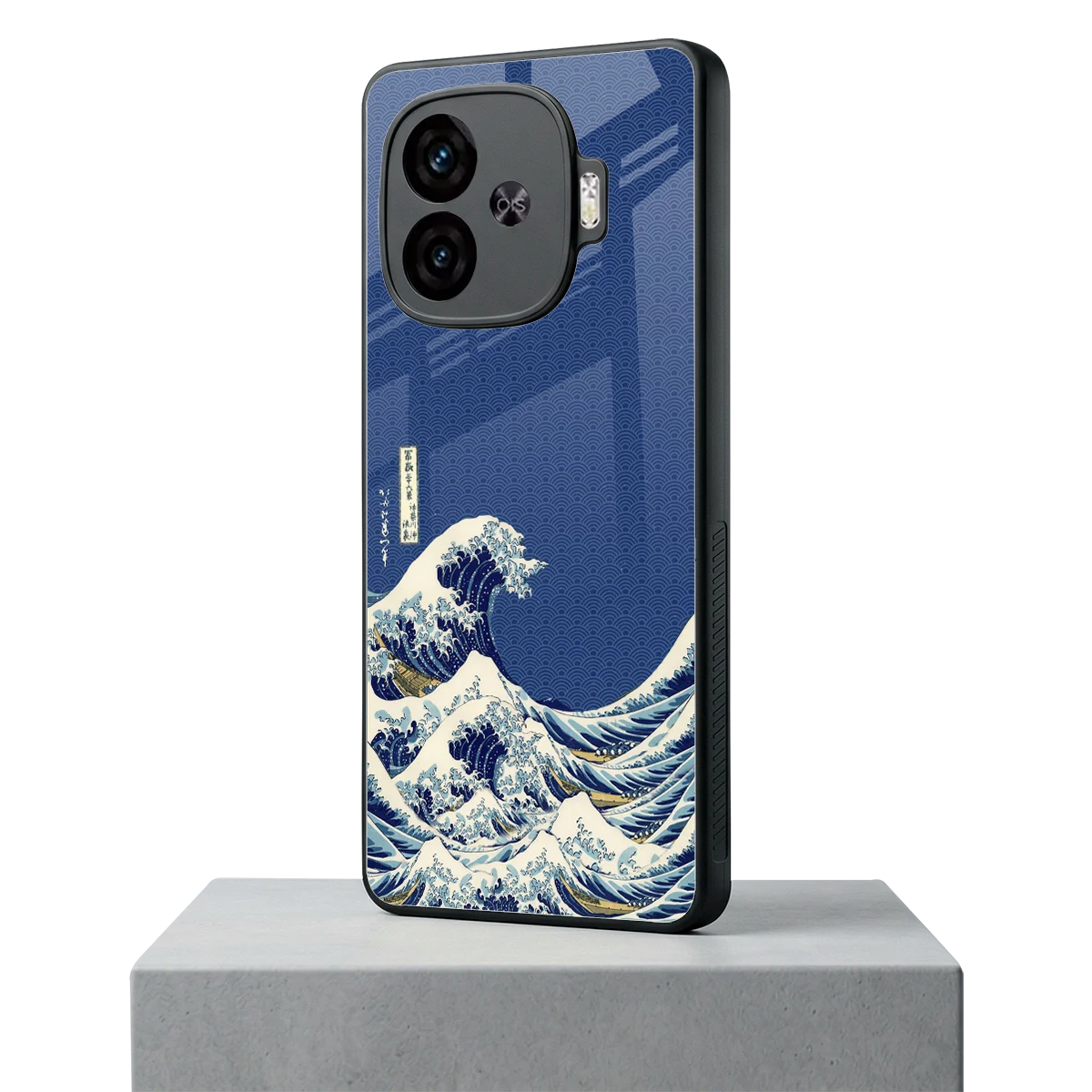 Waves iqoo neo 10r 5g mobile cover | shockproof glass phone case