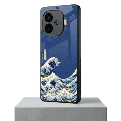 Waves iqoo neo 10r 5g mobile cover | shockproof glass phone case