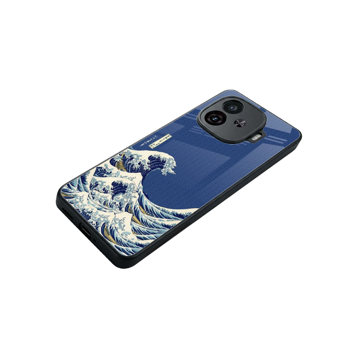 Waves stylish phone case for iqoo neo 10r 5g | glossy glass and slim fit