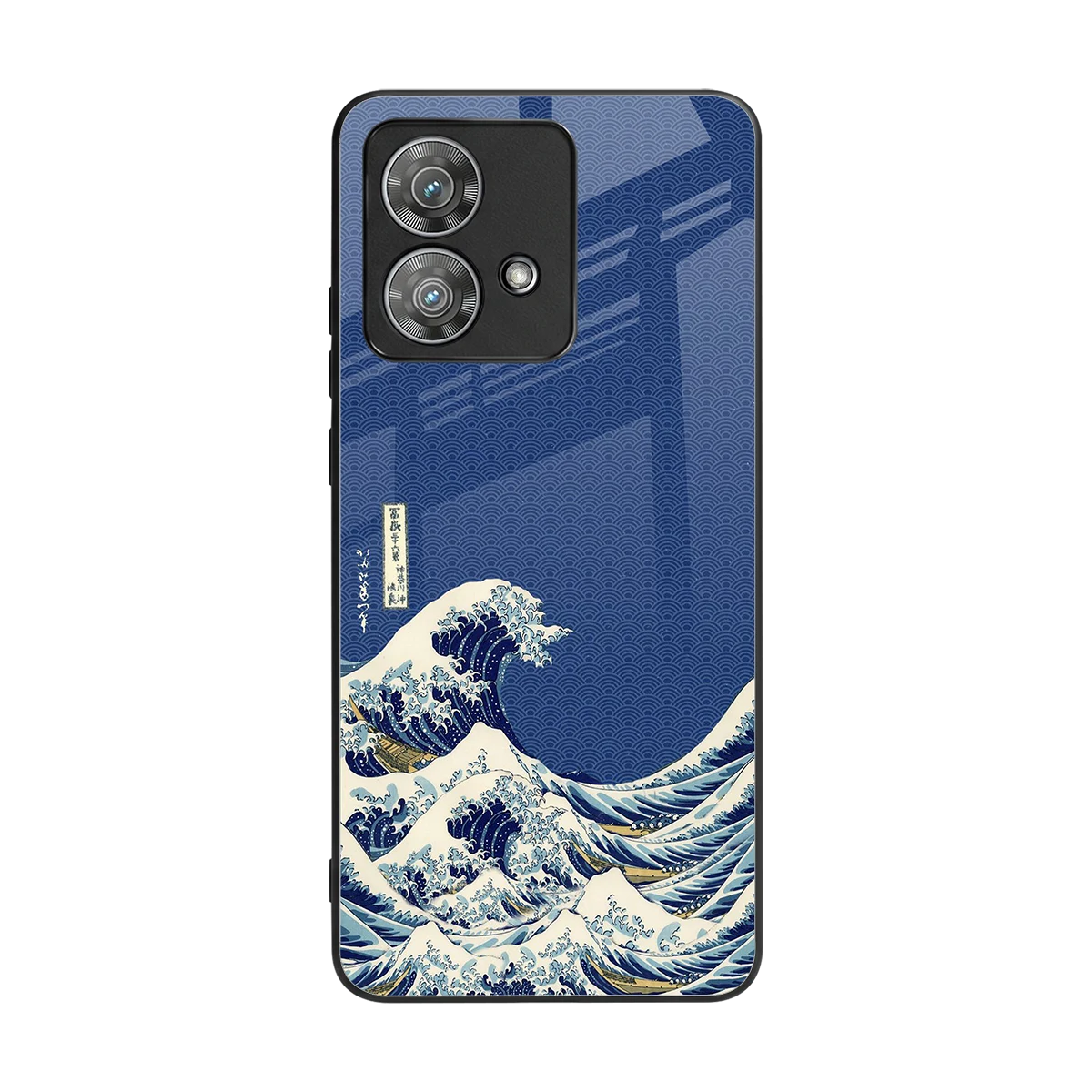 Waves back phone cover | glass case for motorola edge 40 neo 5g