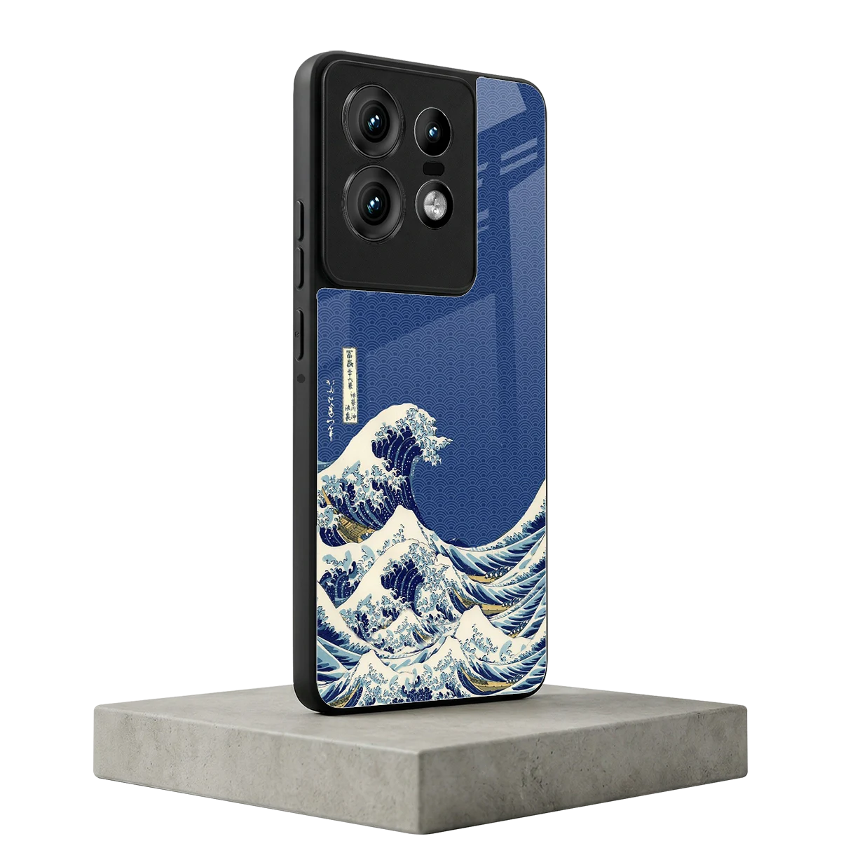 Waves motorola edge 50 pro mobile cover | shockproof glass phone case