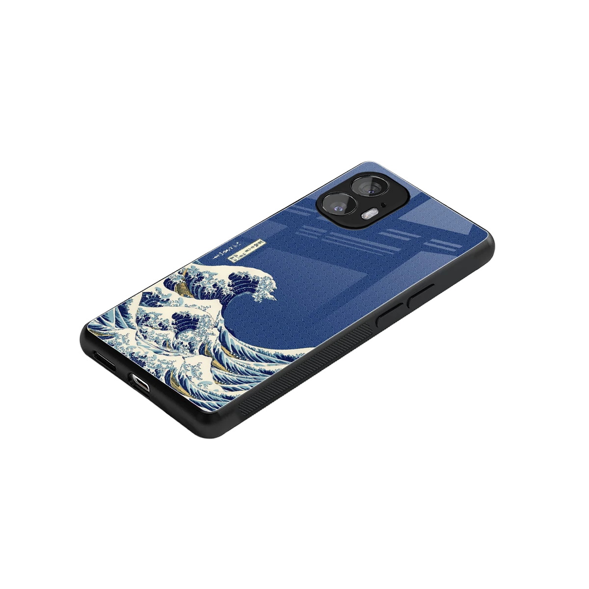 Waves stylish phone case for nothing phone 2 | glossy glass and slim fit