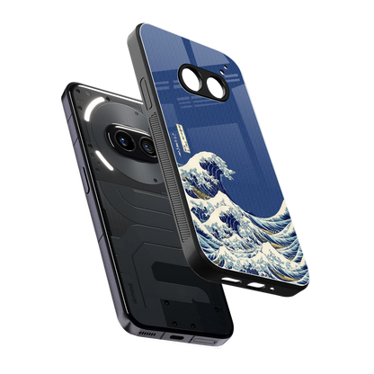 Waves sleek nothing phone 2a cover with tempered glass back and TPU edges