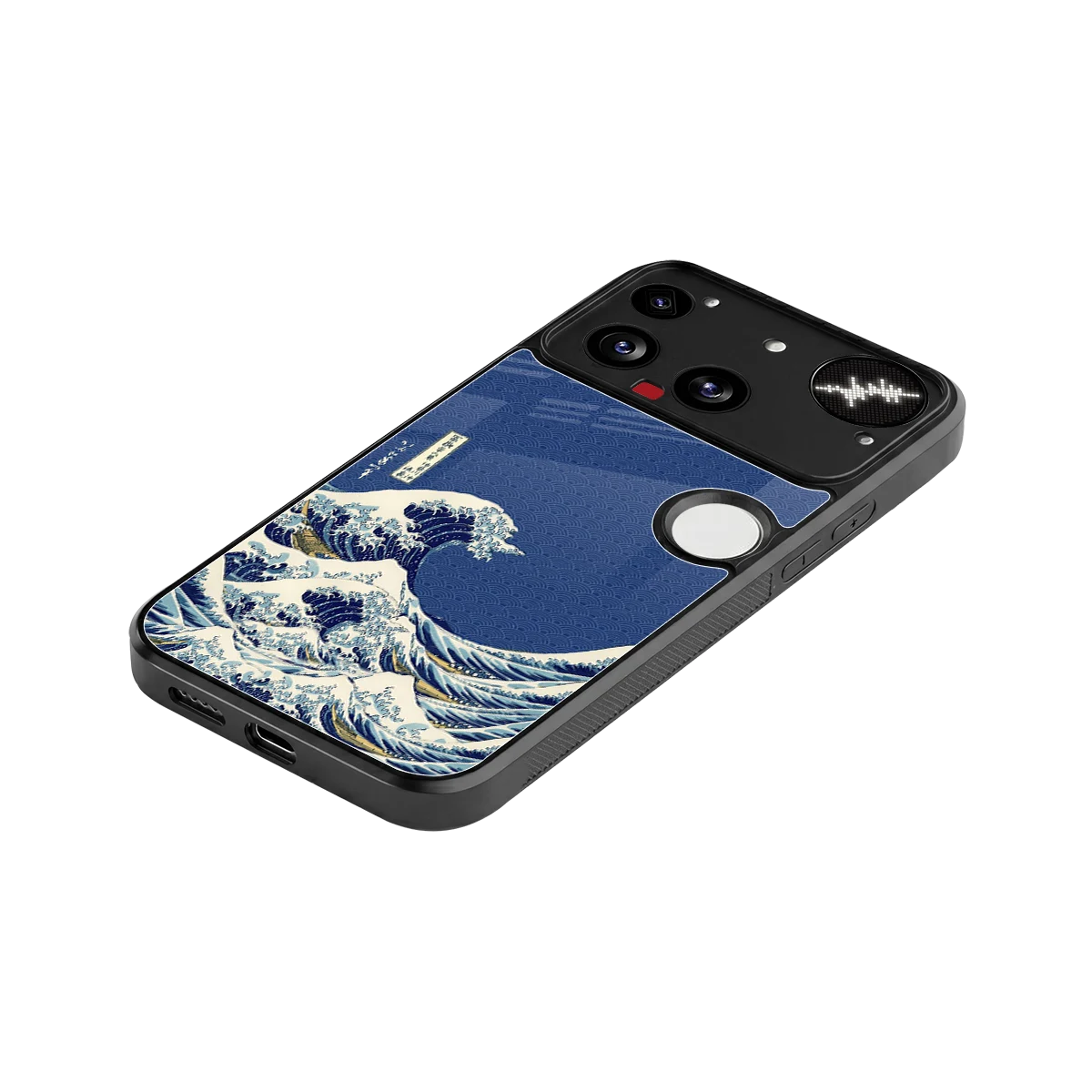 Waves stylish phone case for nothing phone 3 | glossy glass and slim fit