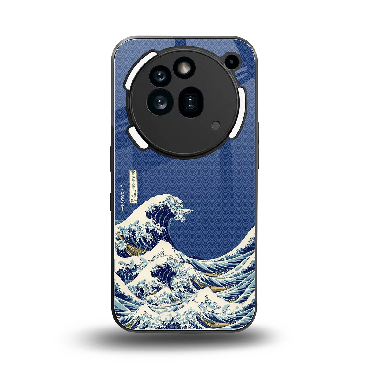 Waves back phone cover | glass case for nothing phone 3a pro