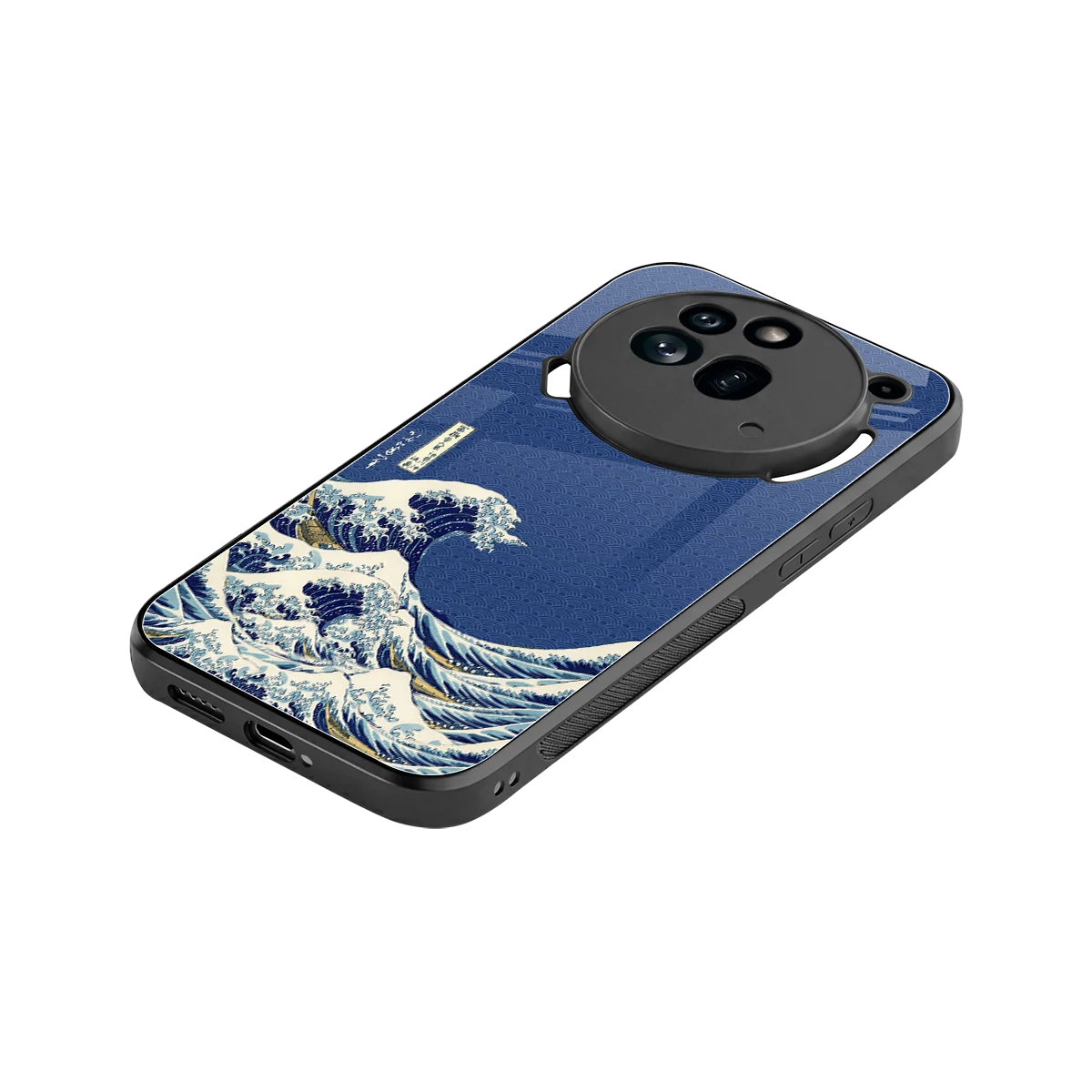 Waves stylish phone case for nothing phone 3a pro | glossy glass and slim fit