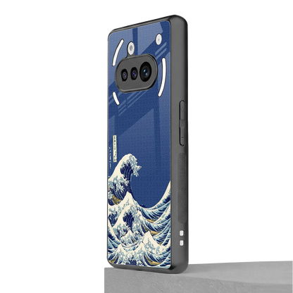 Waves nothing phone 3a mobile cover | shockproof glass phone case