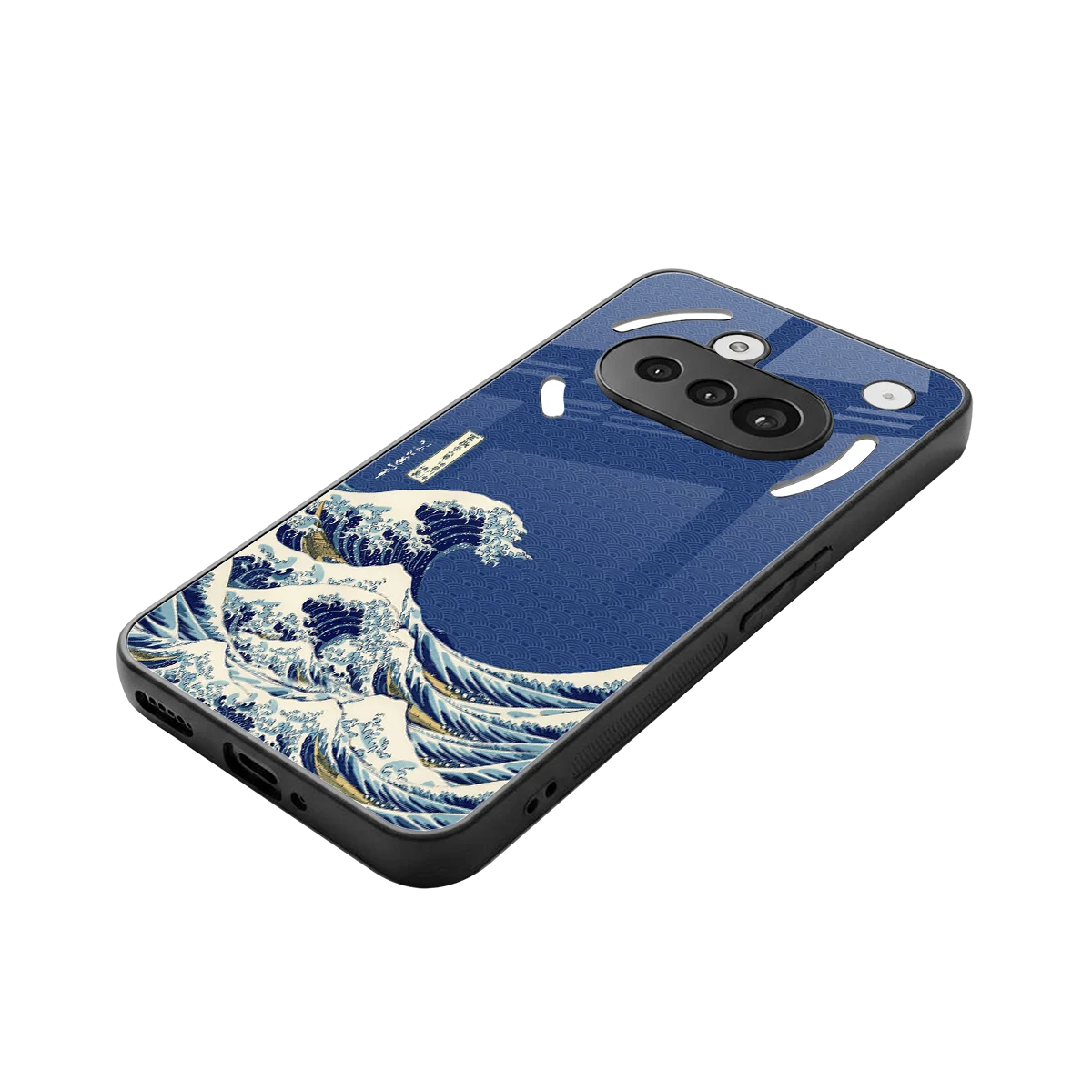 Waves stylish phone case for nothing phone 3a | glossy glass and slim fit