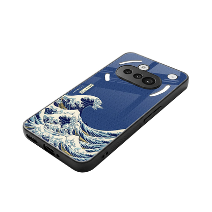 Waves stylish phone case for nothing phone 3a | glossy glass and slim fit