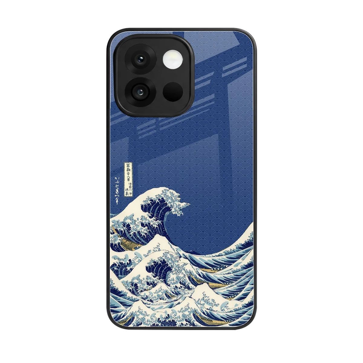 Waves back phone cover | glass case for oneplus 13s