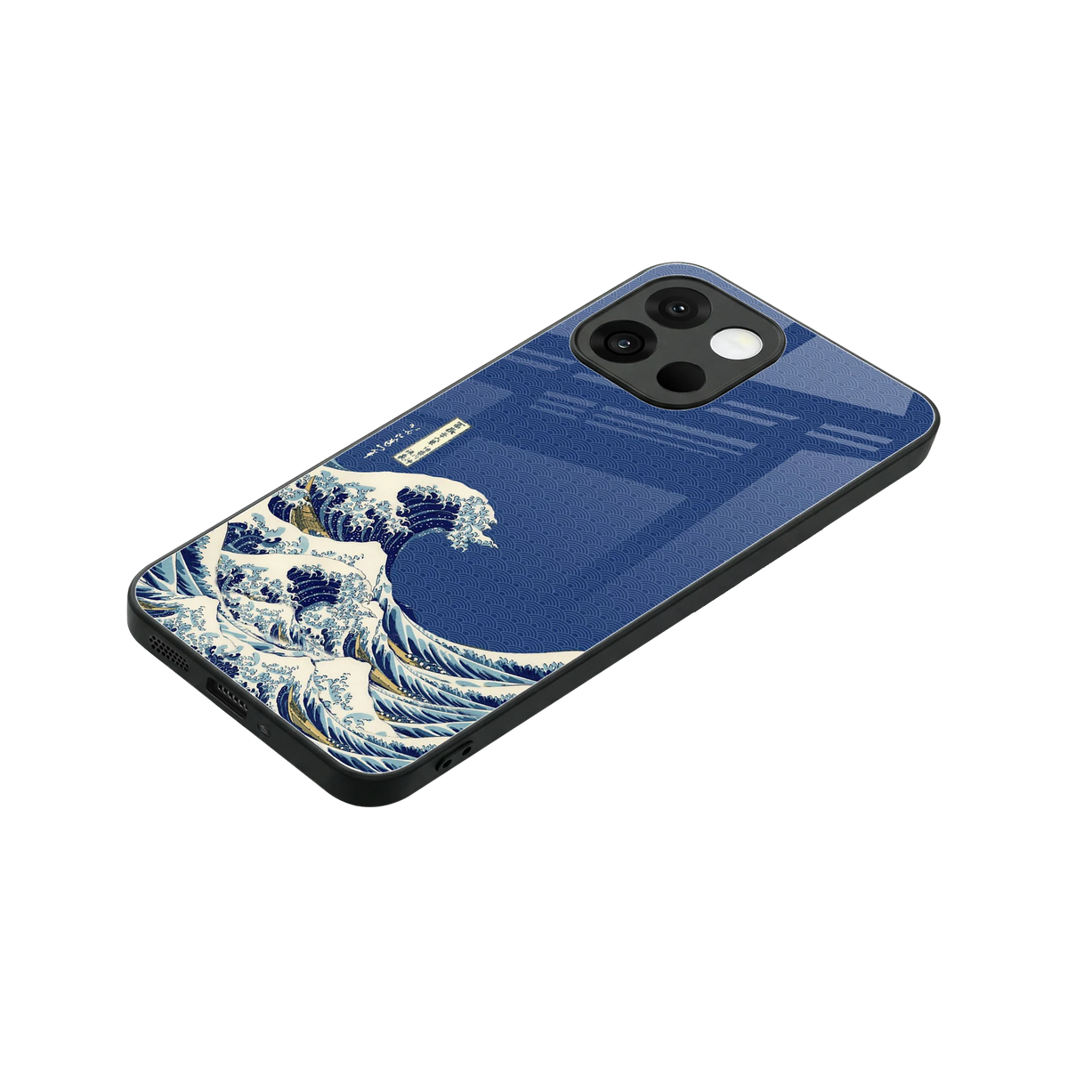 Waves stylish phone case for oneplus 13s | glossy glass and slim fit