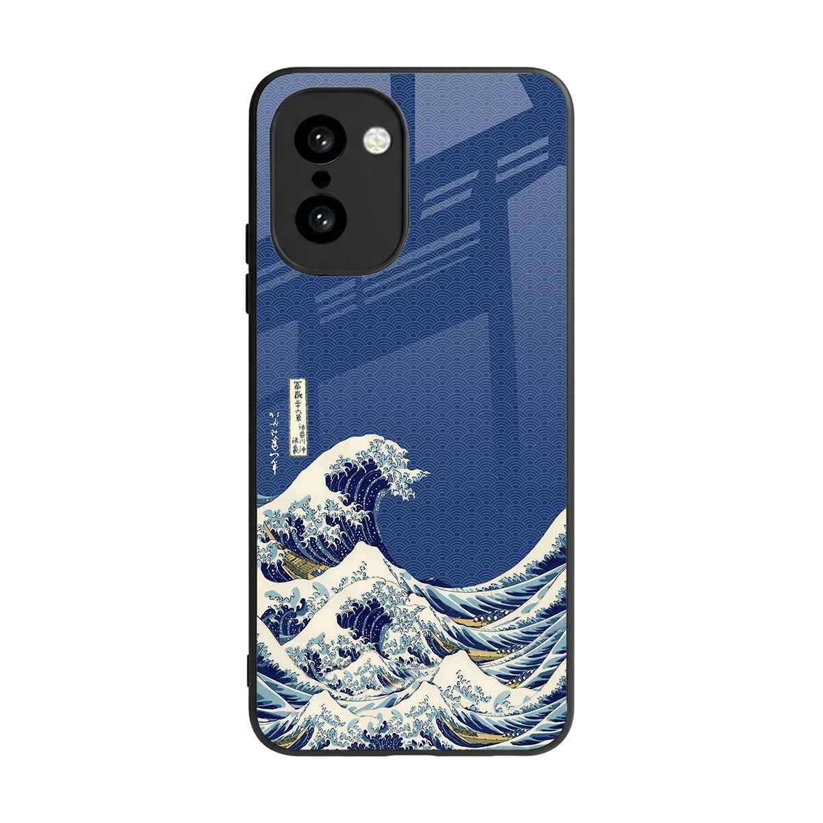 Waves back phone cover | glass case for oneplus 15r