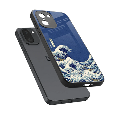 Waves sleek oneplus 15r cover with tempered glass back and TPU edges