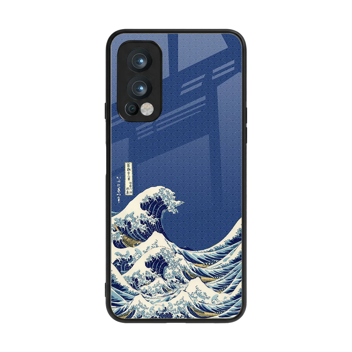 Waves back phone cover | glass case for oneplus nord 2