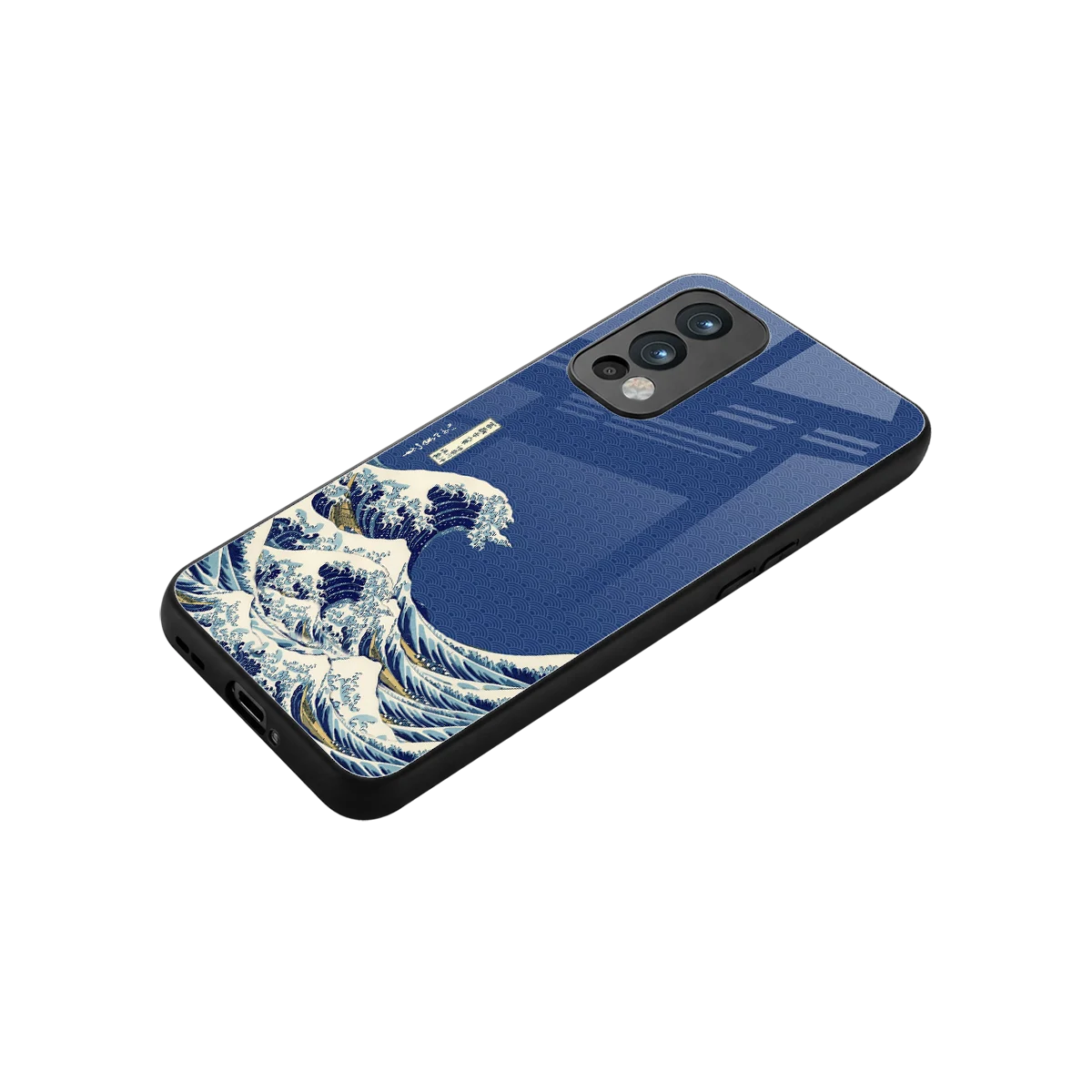 Waves stylish phone case for oneplus nord 2 | glossy glass and slim fit