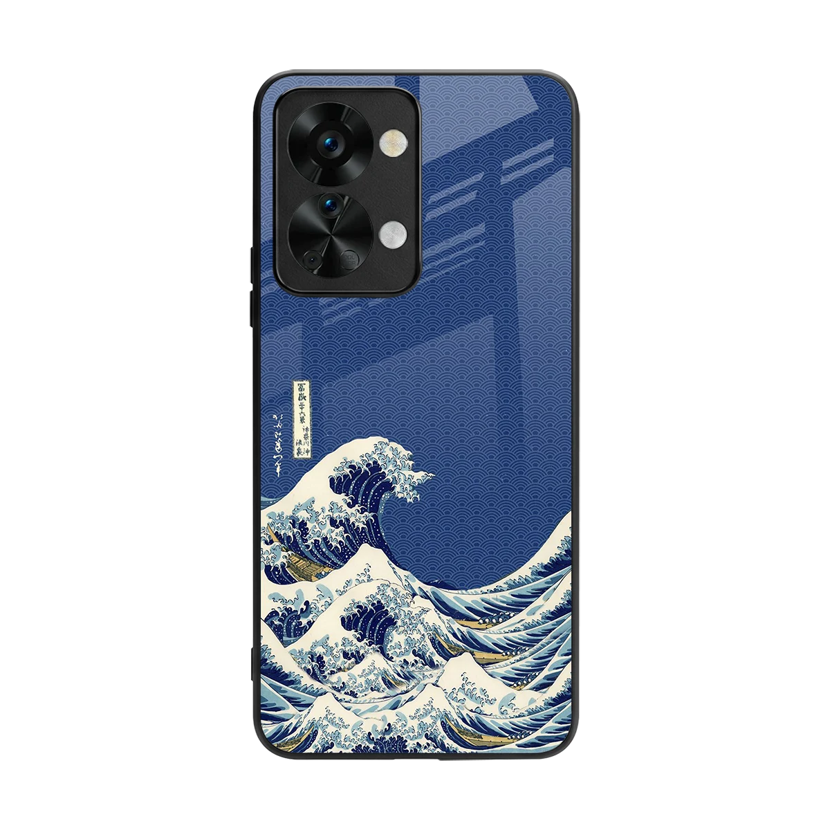 Waves back phone cover | glass case for oneplus nord 2t