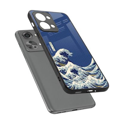 Waves sleek oneplus nord 2t cover with tempered glass back and TPU edges