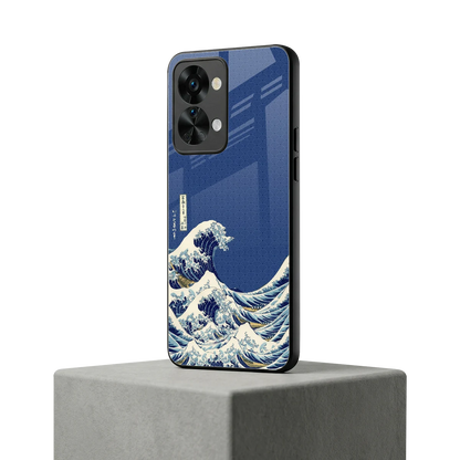 Waves oneplus nord 2t mobile cover | shockproof glass phone case