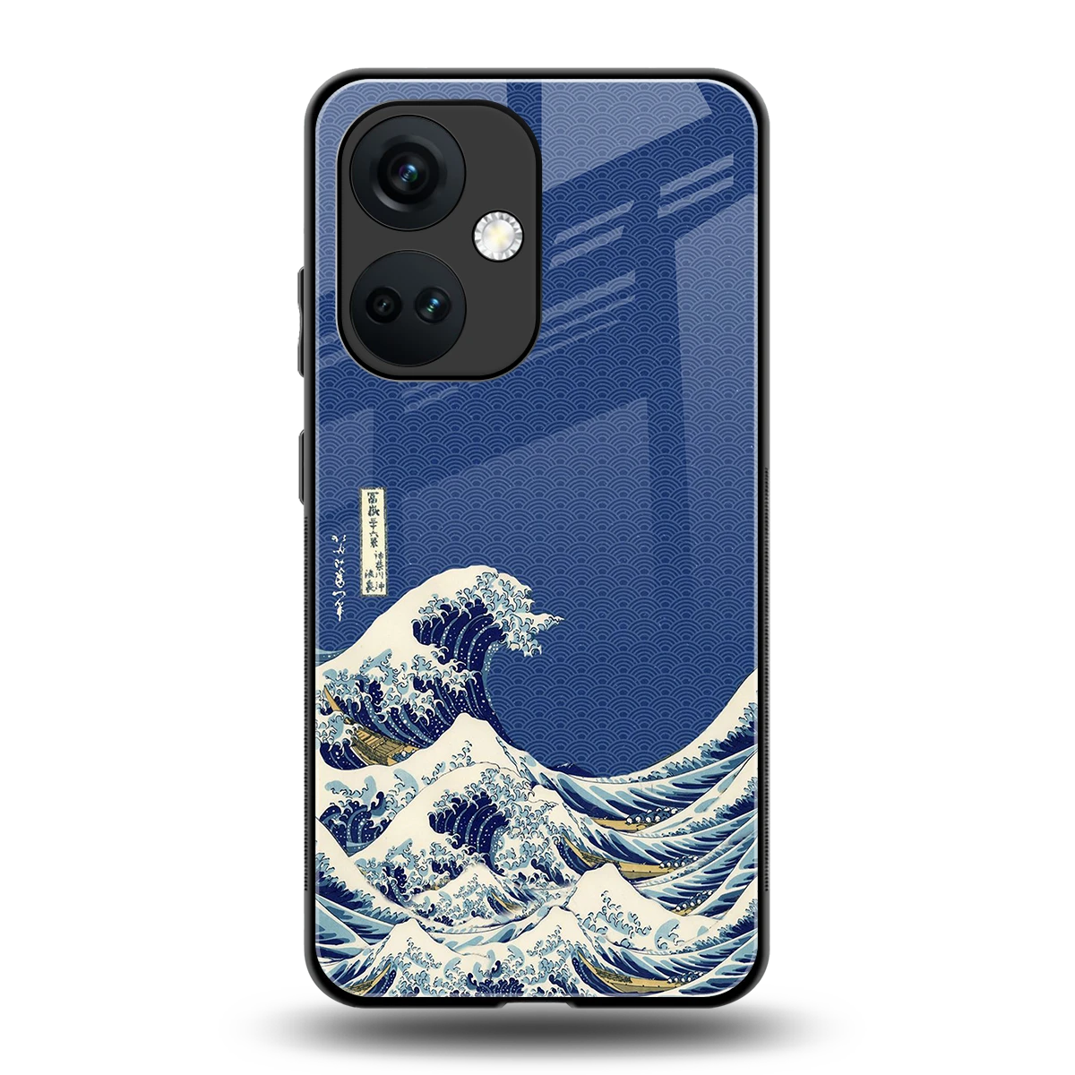 Waves back phone cover | glass case for oneplus nord ce 3