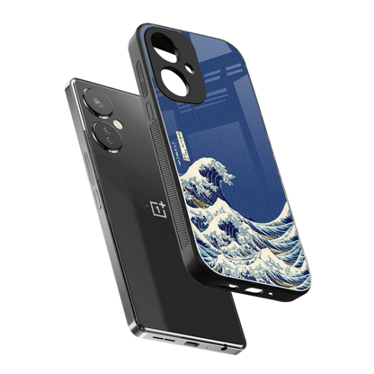 Waves sleek oneplus nord ce 3 cover with tempered glass back and TPU edges