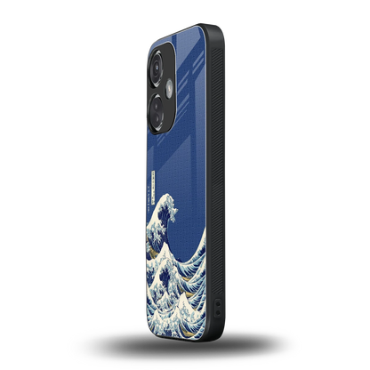 Waves oneplus nord ce 3 mobile cover | shockproof glass phone case