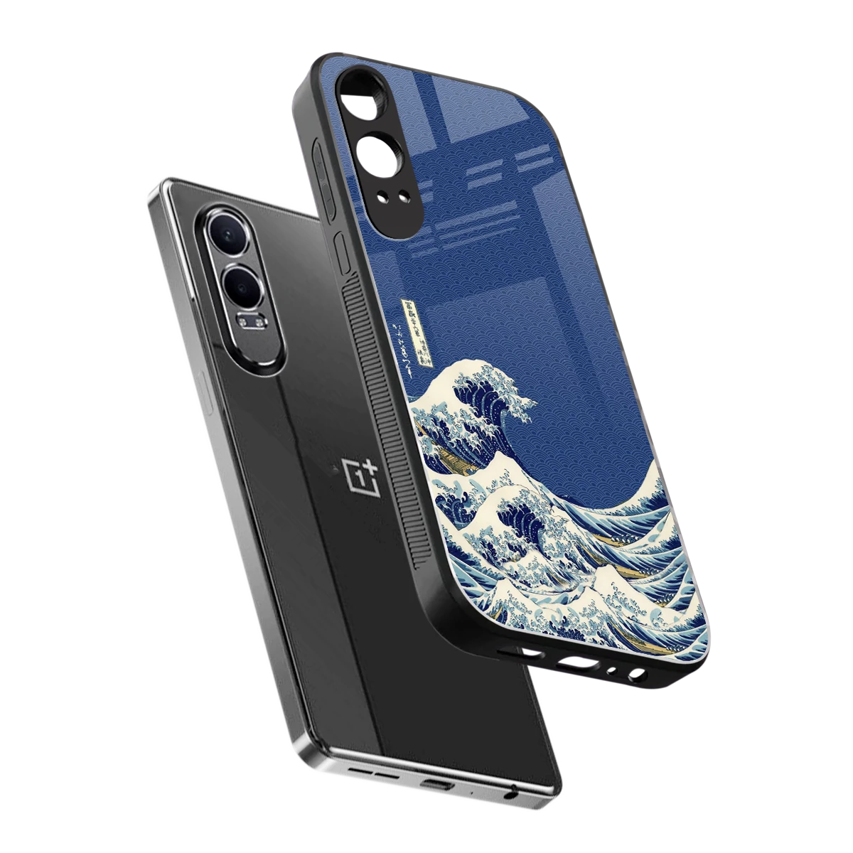 Waves sleek oneplus nord ce 4 lite cover with tempered glass back and TPU edges