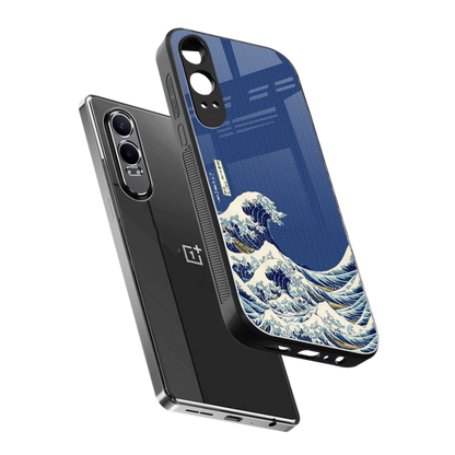 Waves sleek oneplus nord ce 4 lite cover with tempered glass back and TPU edges