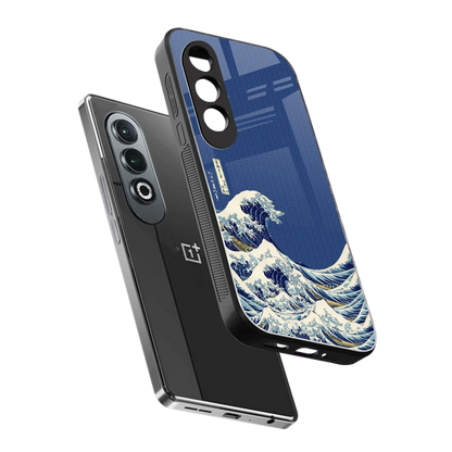 Waves sleek oneplus nord ce 4 cover with tempered glass back and TPU edges