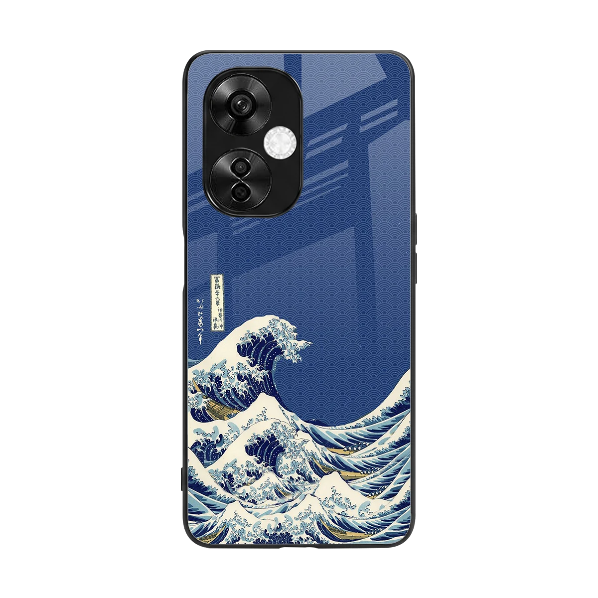 Waves back phone cover | glass case for oneplus nord ce 3 lite