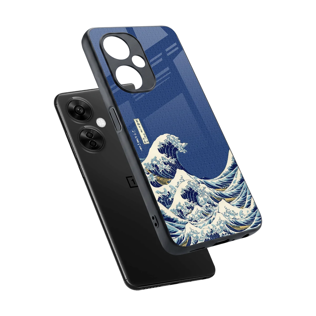 Waves sleek oneplus nord ce 3 lite cover with tempered glass back and TPU edges