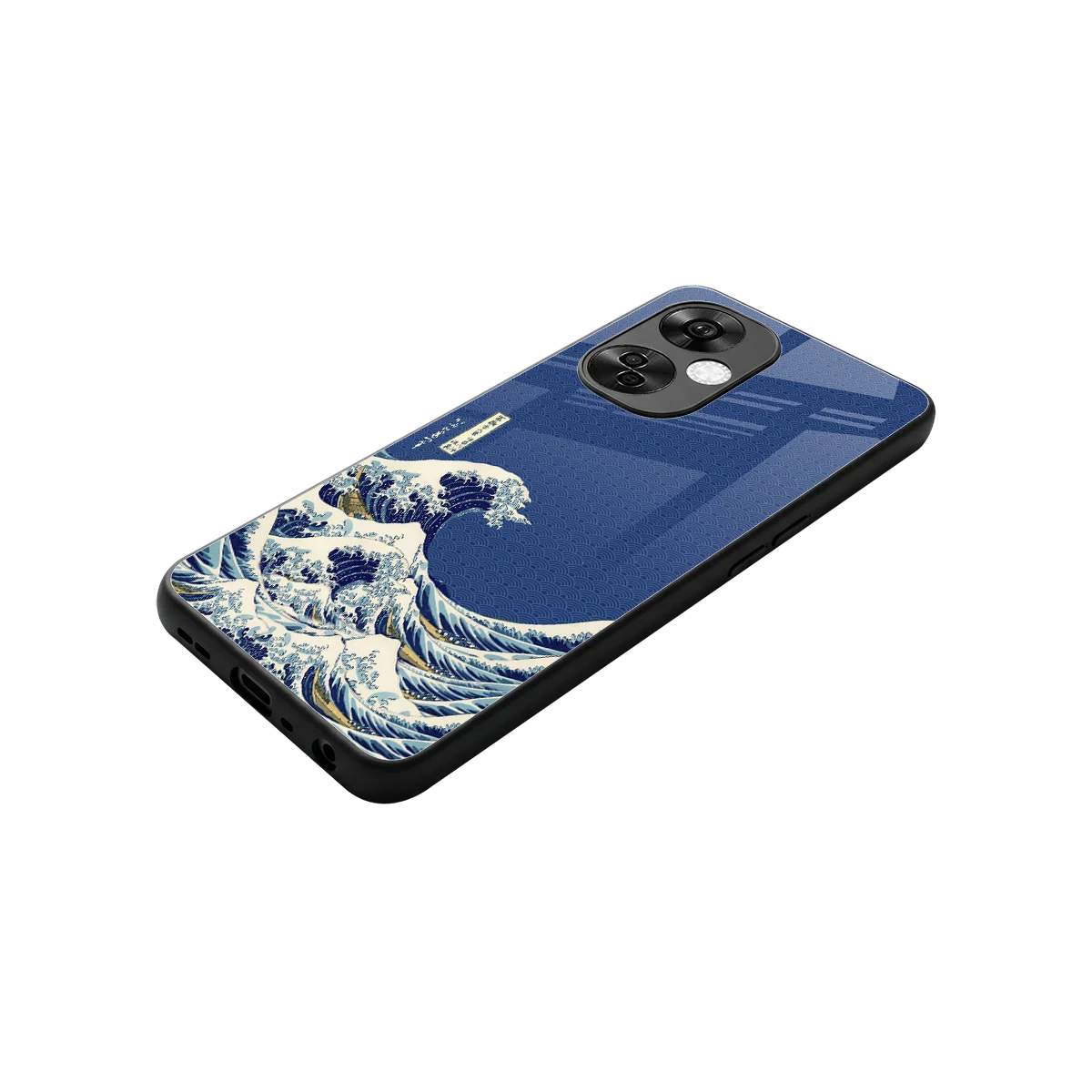 Waves stylish phone case for oneplus nord ce 3 lite | glossy glass and slim fit
