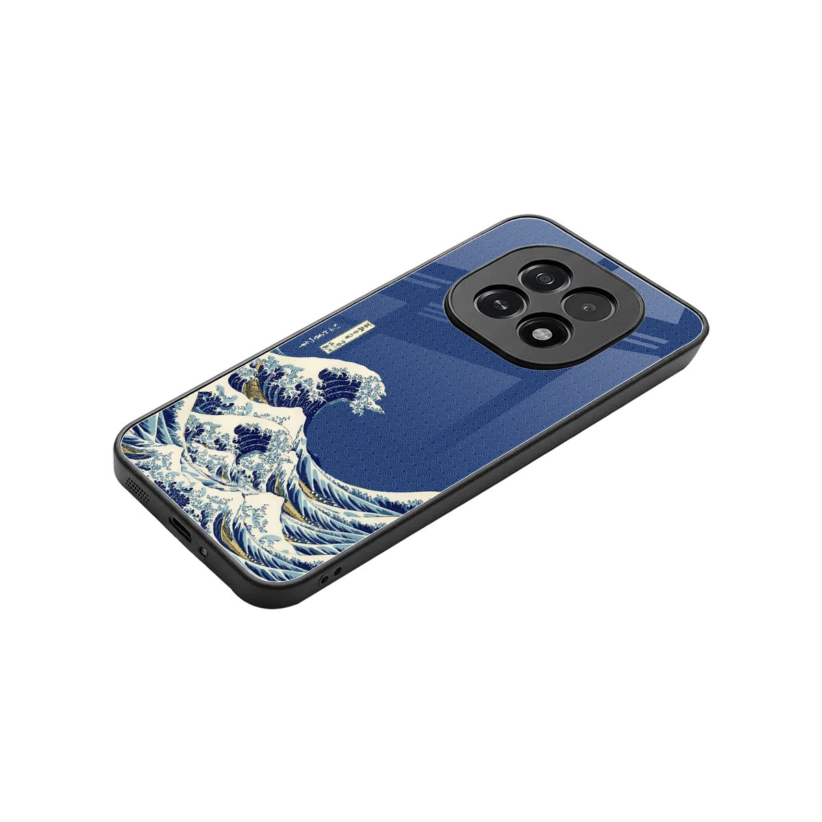 Waves stylish phone case for oppo f29 5g | glossy glass and slim fit