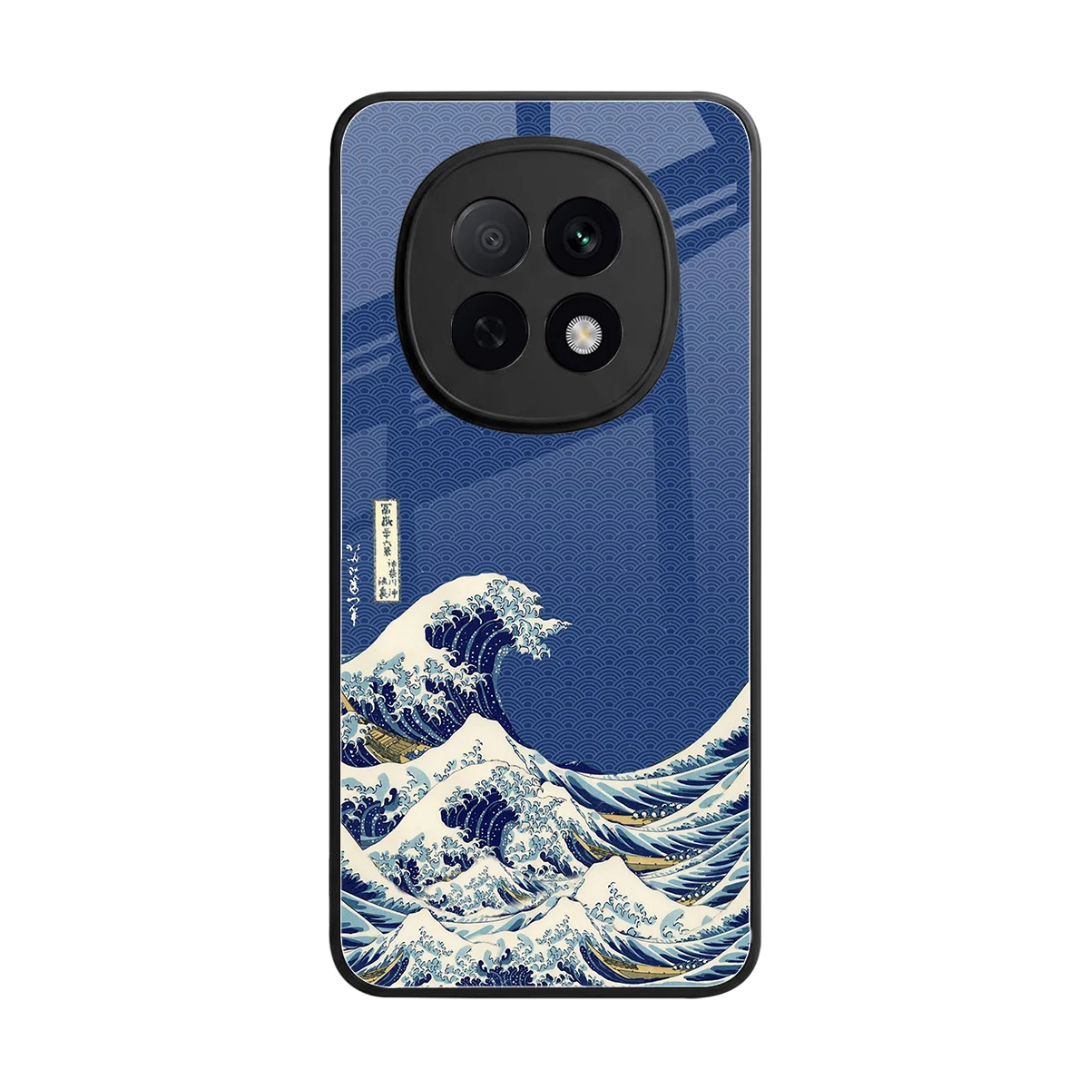Waves back phone cover | glass case for oppo f29 pro 5g