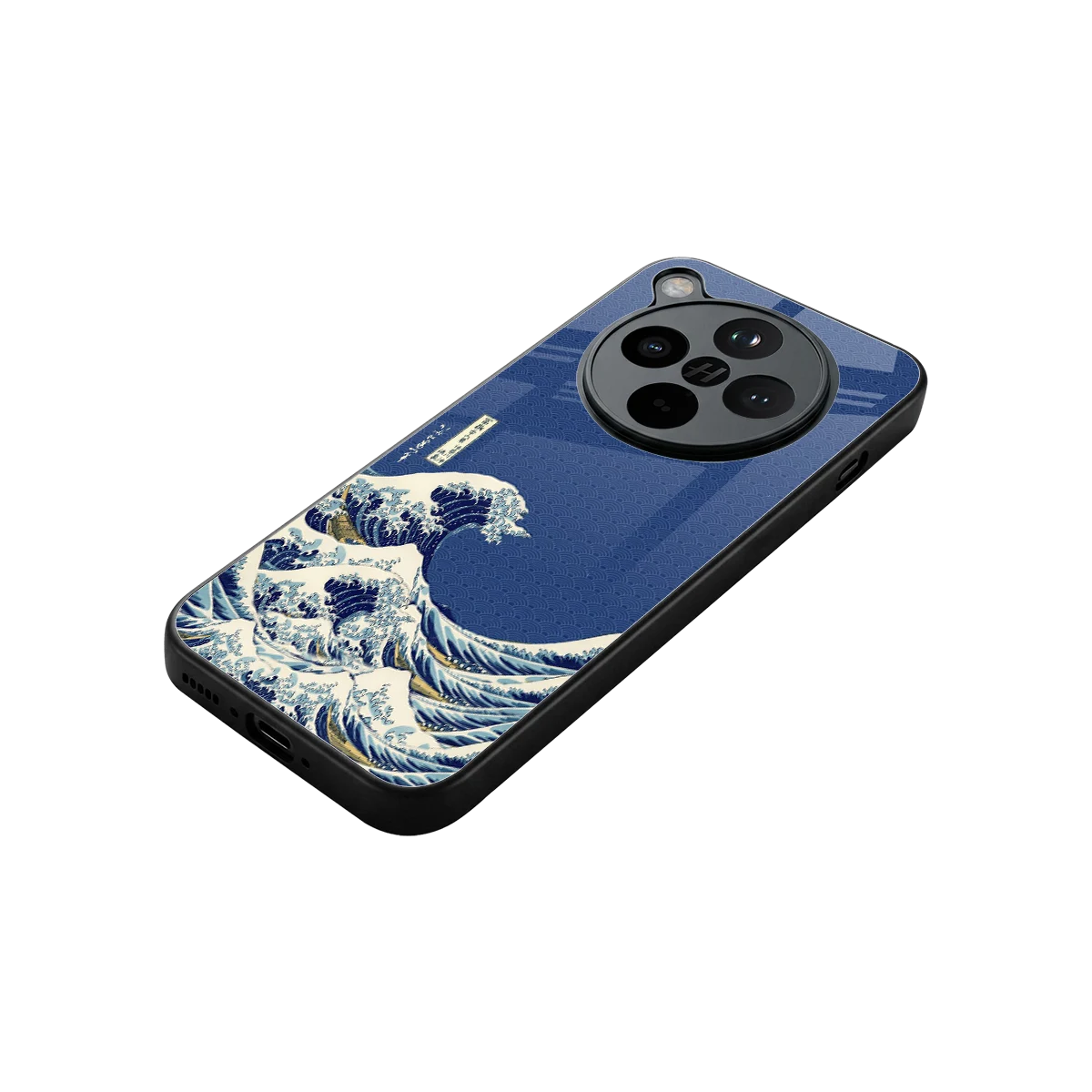 Waves stylish phone case for oppo find x8 | glossy glass and slim fit