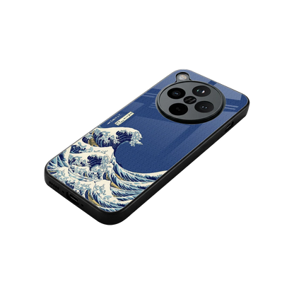 Waves stylish phone case for oppo find x8 | glossy glass and slim fit