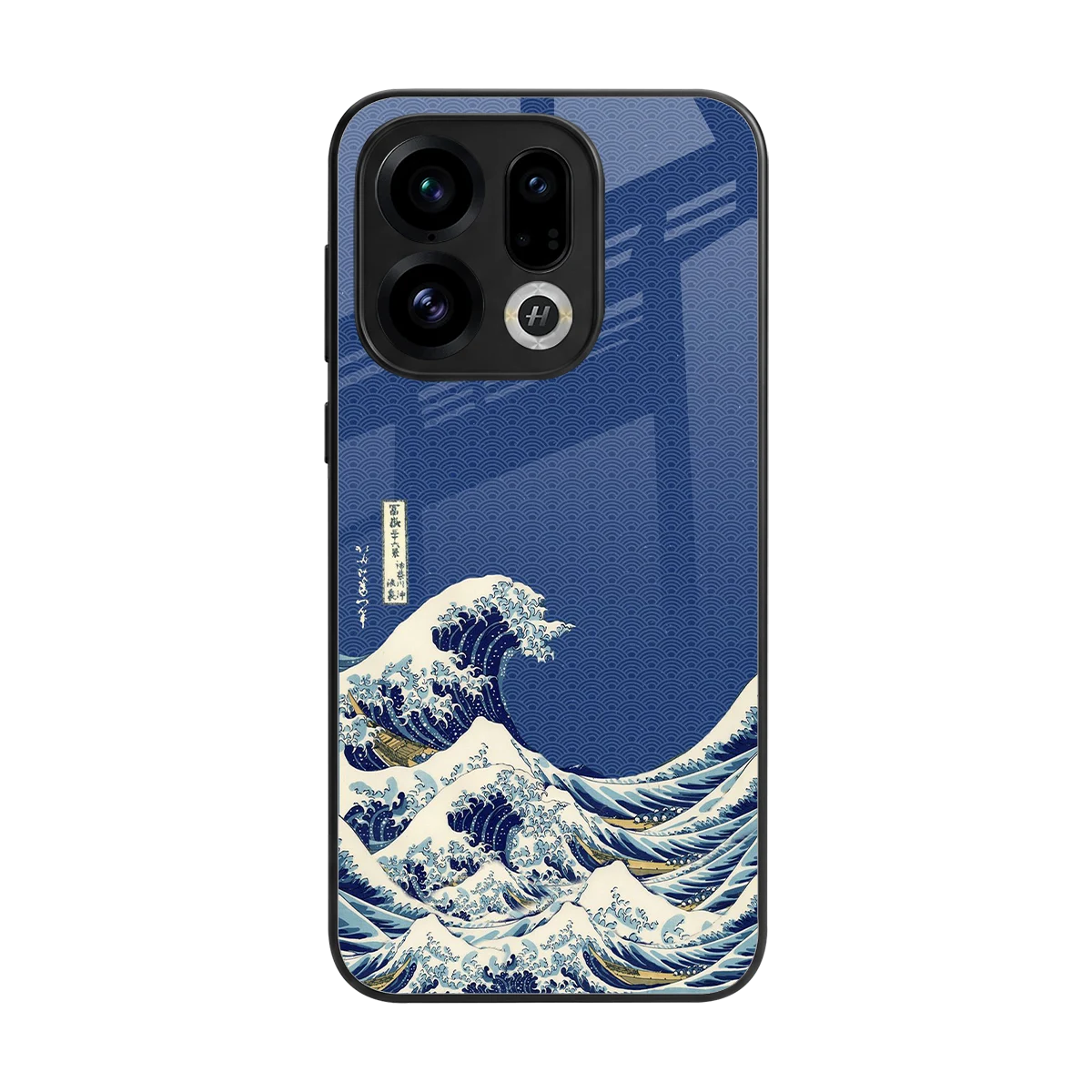 Waves back phone cover | glass case for oppo find x9