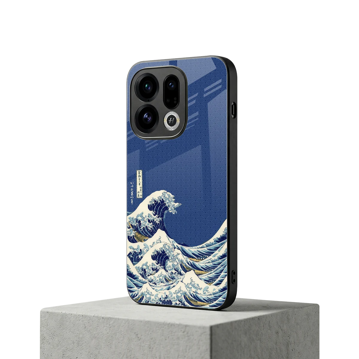 Waves oppo find x9 mobile cover | shockproof glass phone case