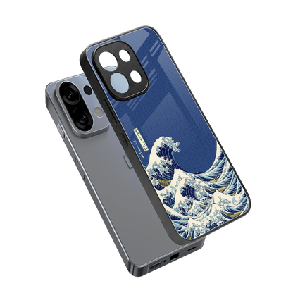 Waves sleek oppo k13 5g cover with tempered glass back and TPU edges