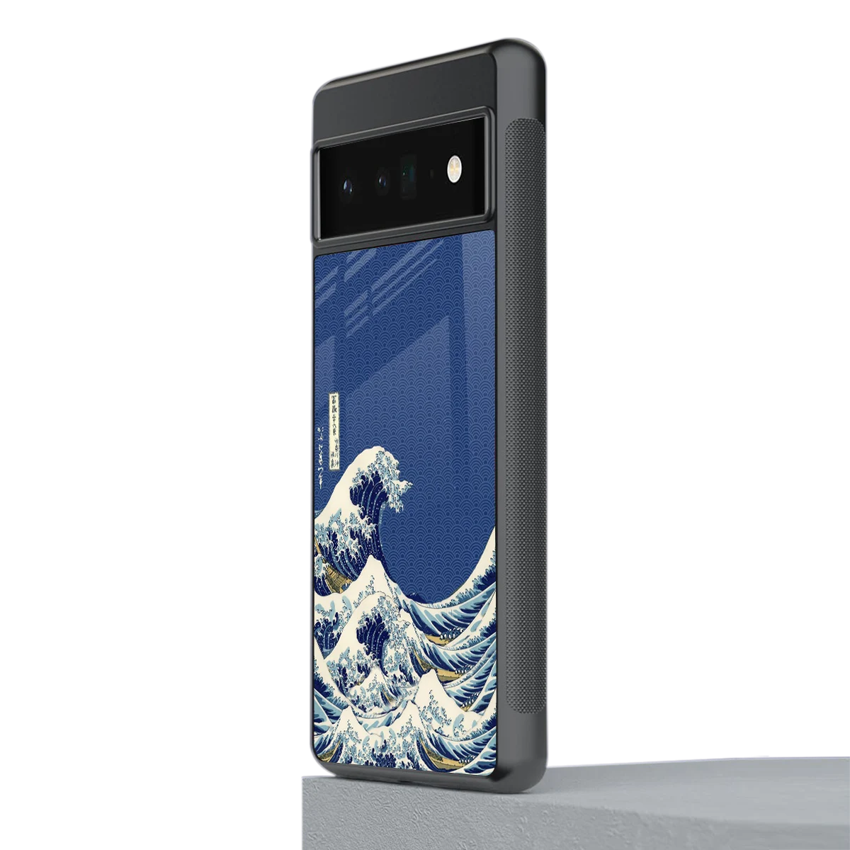 Waves stylish phone case for google pixel 6 pro | glossy glass and slim fit